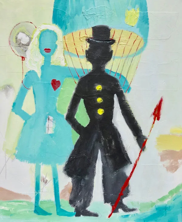 Van de Amoste: „Fly“, Ölfarbe auf Leinwand, 60 x 50 cm, Amsterdam, 2017, 990 €