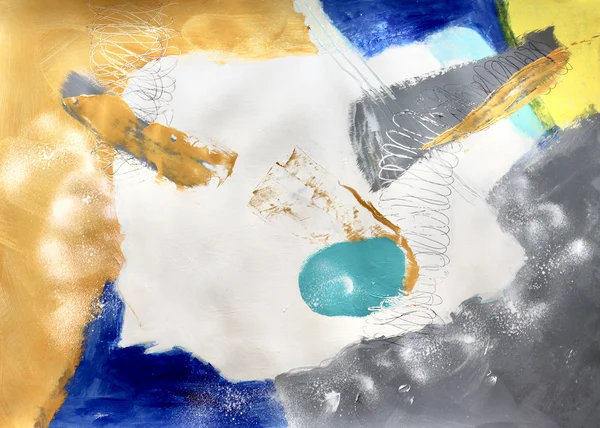 Original Kunst kaufen - 4- Abstrakte Acryl Gemälde auf Papier - Anton Van De Amoste - 2025 - 450 €