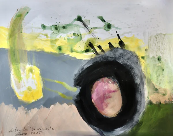 Original Kunst kaufen - 5 - Abstrakte Acryl Gemälde auf Papier - Anton Van De Amoste - 2025 - 450 €