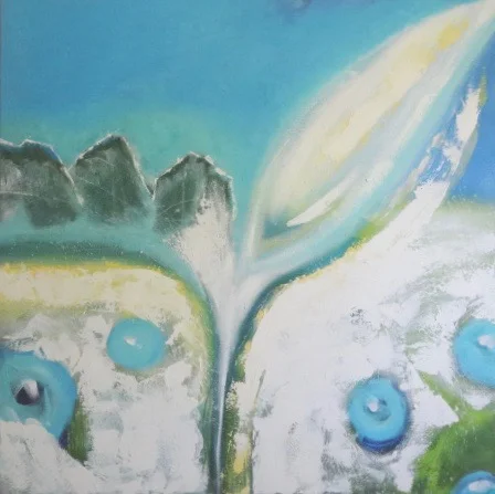 Diana Achtzig: Eizelle, Ölfarbe auf Leinwand, 80 x 80 cm, 2012 Prenzlauer Berg Berlin, 1.600 €