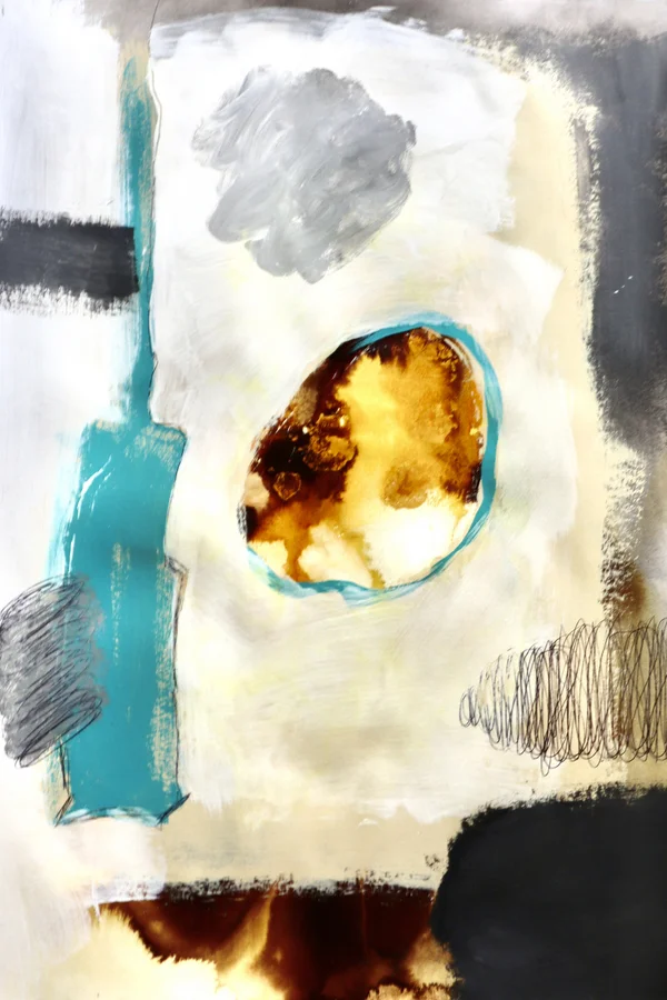 Original Kunst kaufen - 5 A - Abstrakte Acryl Gemälde auf Papier - Anton Van De Amoste - 2025 - 450 €